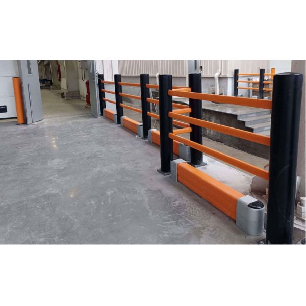 Flexible Pedestrian Barrier Anti-Collision Guardrails Warehouse Safety Barrier Traffic Guardrails