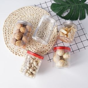 Buy cheap Customization Plastic Jars with Plastic Lid and Customized Design from wholesalers