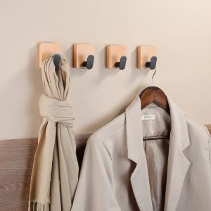 Buy cheap Solid Wood Beech Wall Hook - Handmade Customizable Coat Hanger from wholesalers