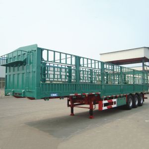 Buy cheap 3 Axle 60T Gooseneck Fence Semi Trailer For Livestock from wholesalers