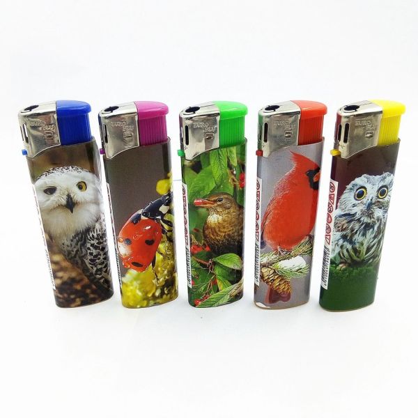 Factory Supply Dy-007 Model Cr Children Resistance Free Sample Customized Logo Custom Lighter