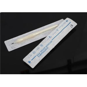 Buy cheap Small Microblading Manual Tool , White Disposable Permanent Makeup Pen from wholesalers