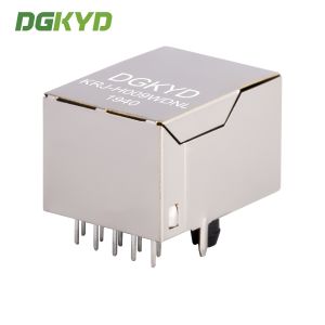 Network interface metal shielding industrial modular jack cat6 RJ45 connector