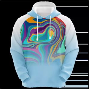 Buy cheap Graphic Long Sleeve Pullover Hoodie 100% Polyester Accept Custom Lables from wholesalers