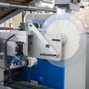 Buy cheap Food Grade High Speed Automatic Baking Paper Roll Aluminium Foil Rewinding Machine with Auto Labeling System from wholesalers