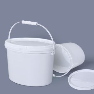 OEM Color Printing 6L-19L Oval PP Plastic Bucket Drum Pails Container with