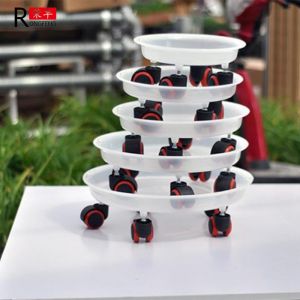 Buy cheap 30cm 4 Rollers Movable Oem Plastic Flower Pot Base from wholesalers