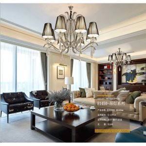 Buy cheap Modern Kichler chandelier with Black White Lampshade (WH-Mi-52) from wholesalers