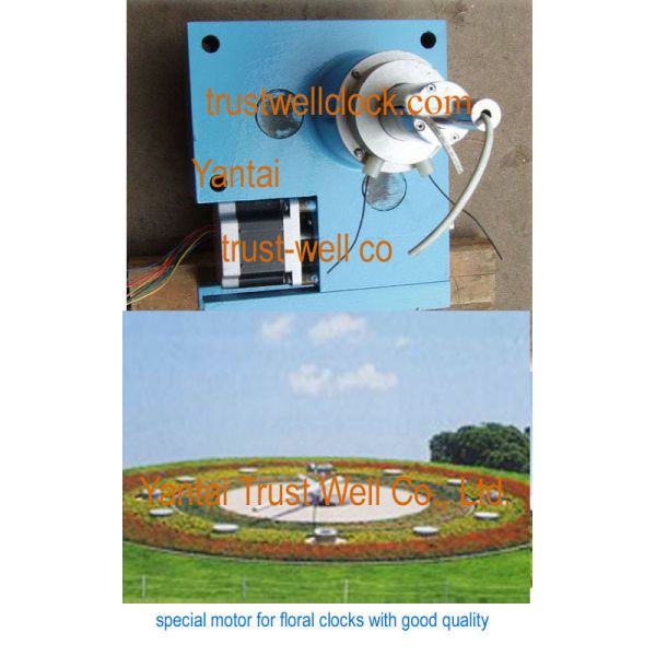 Quality floral clocks movement motor with minute hour hand roman makers and master controller for sale