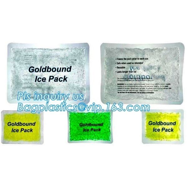 Liquid and fruit fresh keeping ice bag pack, bagged ice storage box for fresh