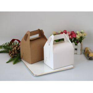 Buy cheap 250g Biodegradable Kraft Paper Cake Box for Takeout product