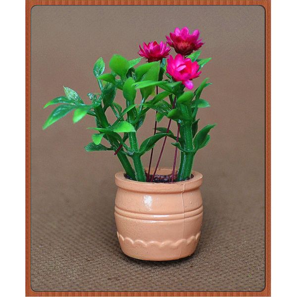 Buy cheap model potted plant---decoration flower,artificial pot,1:25 plot,3CM potted plant from wholesalers