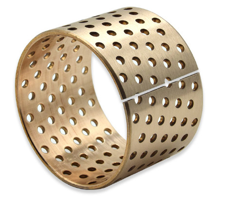 Buy cheap High Load Wrapped Bronze Bearings With Flange Holes Through from wholesalers