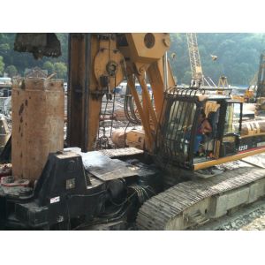 TYSIM KRT150 Casing Oscillator 1500kN.m Max Torque 450mm Stroke for Foundation