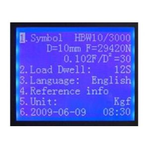 ISO6506, ASTM E-10 Automatic Brinell Hardness Tester HBA-3000S