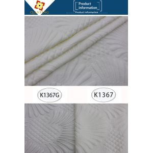 Customized Pillow Simmons Mattress Quilting Fabric Knitted Jacquard Yarn Dyed