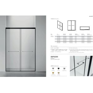 Framed Double Sliding Door Available In Shower Door & Bathscreen