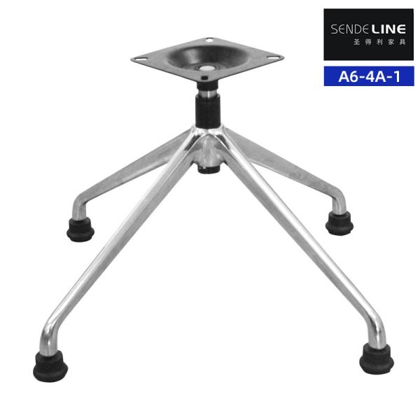 Quality Replacement Office Chair Metal Base polished Aluminum Alloy With Casters for sale