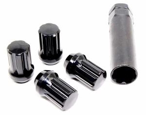 Buy cheap Gloss Black Wheel Lug Nuts Spline Drive Tuner wheel locking Lug Nuts product