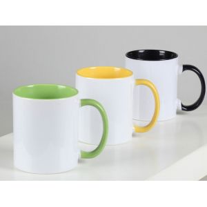 Buy cheap Stocked Subliminal Personalized Kids Mugs Ceramic Coffee Mugs With Inner from wholesalers