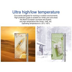 Outdoor Fixed Installation Smart Digital Video Advertising Screen Led Poster