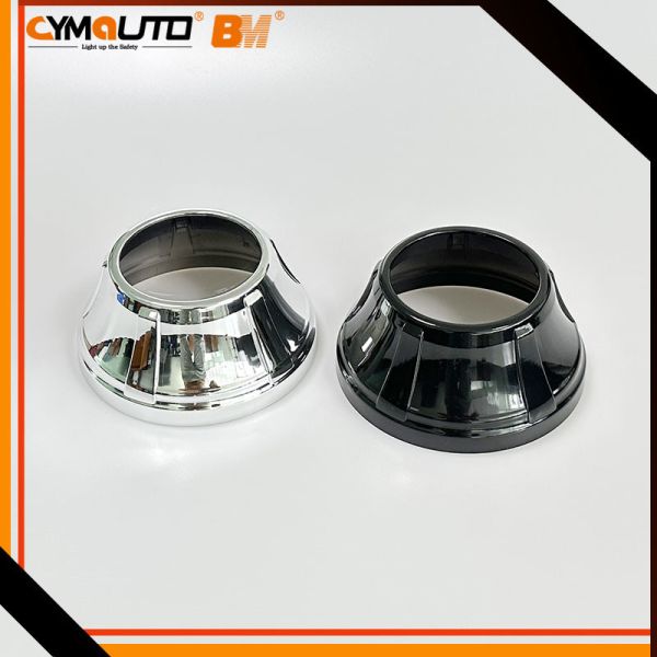 Buy cheap Decorative Cover Headlight Shrouds 3.0 inch Silver Or Black PVC Material from wholesalers