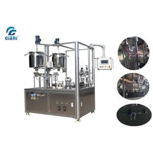 Buy cheap Piston Type Mascara Filling And Capping Machine AC220V With Lifting System from wholesalers