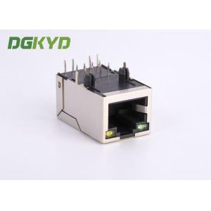 Buy cheap Megabit Ethernet Modular Jack RJ45 With Integrated Transformer, Length 25.4mm from wholesalers