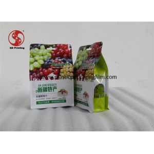 Buy cheap Die Cut Plastic Quad Seal Pouch With Zipper Seal Gravure Printing Moisture Proof from wholesalers