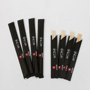 Buy cheap Natural Half / Full Paper Bamboo Disposable Bamboo Chopsticks Customized Logo from wholesalers