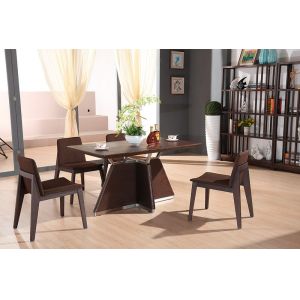Buy cheap luxury rectangle MDF dining table with metal leg from wholesalers