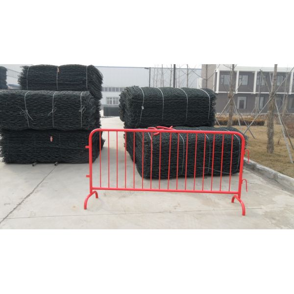 Buy cheap powder coated steel crowd control barrier from wholesalers