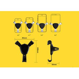 Fully Automatic Adjustable Phone Holder Wireless Charging Car Mount With