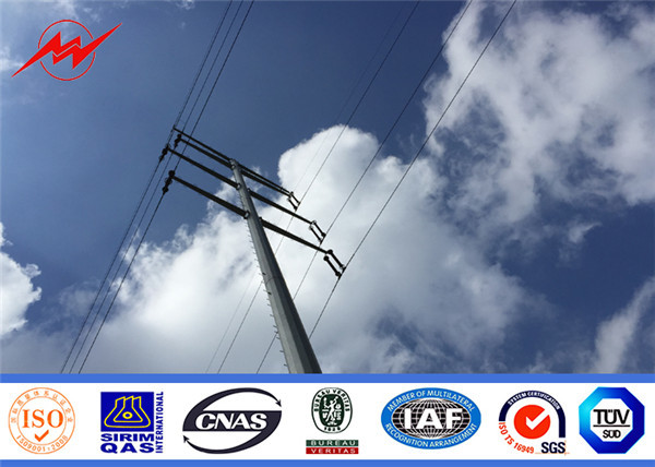 Buy cheap 10.5m 138kv Electrical Steel Round Power Pole Transmission Line from wholesalers