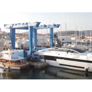 Buy cheap Pendent control Boat Yacht Lifting Crane 5~1000ton customized Capacity from wholesalers