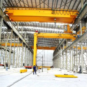 QD Type Overhead Crane Machine 50t Double Girder Bridge Crane For Steel Work
