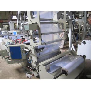 High Speed four functions plastic bag making machine 60pcs/min