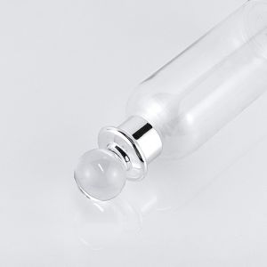 Customized Plastic Screw Cap Bottles Empty Pink Cosmetic Shampoo Packaging