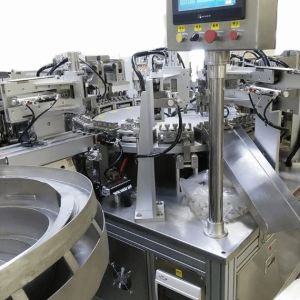 Buy cheap Automatic IV Soft Bag Caps and Ports Welding Machine with 98% Operation Rate 2500-8000pph and 5kW Power from wholesalers