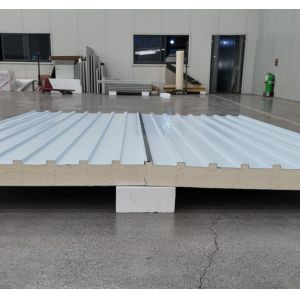 China Customized Polyurethane Sandwich Roof Panels with Rock/Glass Wool Great Wall Panels on sale