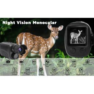 China ODM Waterproof Night Vision Binoculars 1080p Full HD on sale