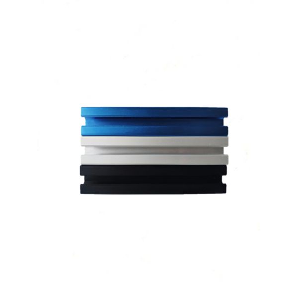 Quality Custom Extruded Aluminum Profile , Black Silver Blue Anodized Extruded Aluminum Profile for sale