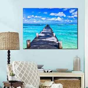 Handcrafted Multicolor Landscape Oil Painting On Canvas With Different Images