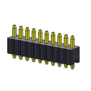 Pin Header Connector 1.27mm Serise Single Row Straight Type 1*2PIN To 1*50PIN