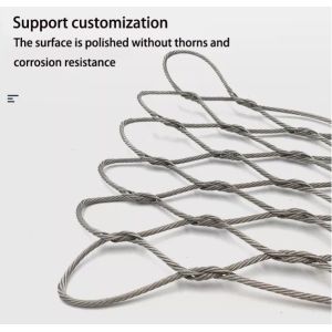 High Tensile Strength Flexible Animal Enclosure 316 Stainless Steel Wire Rope