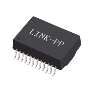China 5G Base-T Single Port SMD 24 PIN PoE++ Ethernet Transformer Modules H5G1002NL on sale