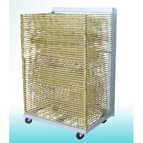 Screen printing drying racks