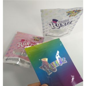 Buy cheap Resealable Herbal Incense Packaging Aluminum Foil Zipper CBD Hologram RUNTZ Package from wholesalers
