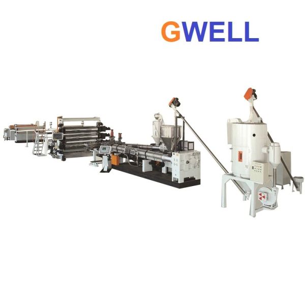 Conical Twin Screw Extrusion Machine PVC Calender Machine Plastic Sheet
