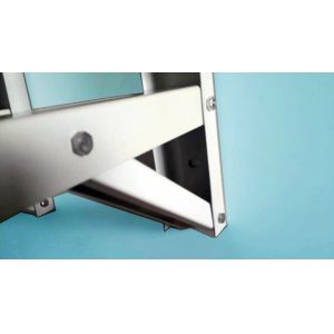 Buy cheap Iron Ac Mounting Bracket White Triangle Shape Smooth Surface from wholesalers